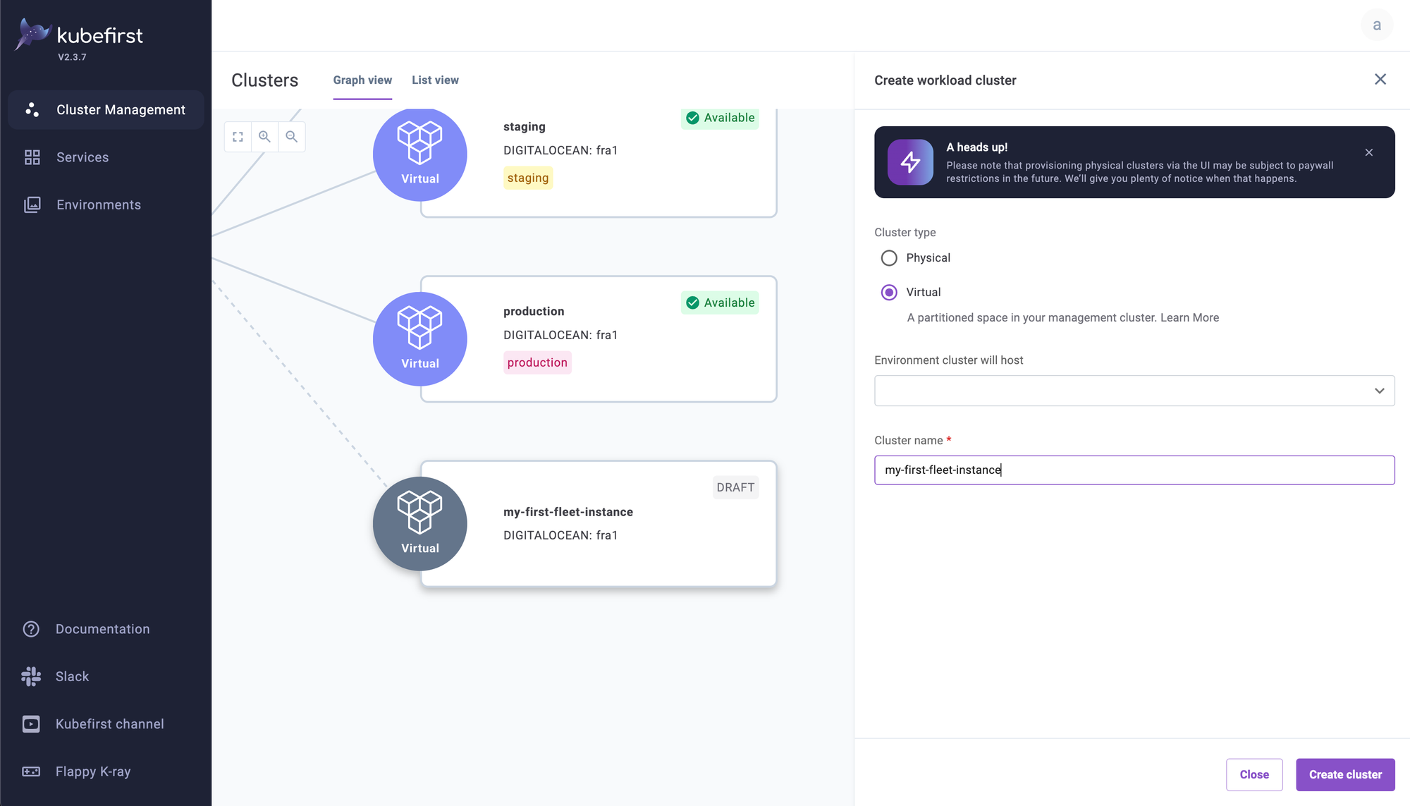 GitOps Cluster Fleet Management with Kubefirst